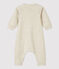 Baby-Overall aus Bio-Baumwoll-Molton beige MONTELIMAR CHINE